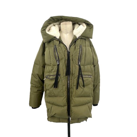 Orolay Thickened Down Jacket 092 Universe Peat Moss Green Size Medium - Picture 2 of 11